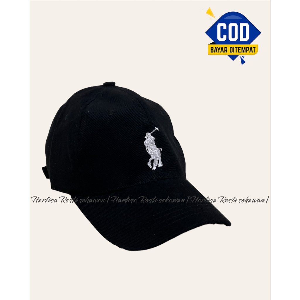 TOPI PRIA POLOBERKUDA CAPS CASUAL // TOPI BASEBALL UNISEX // TOPI OUTDOOR TERBARU COD