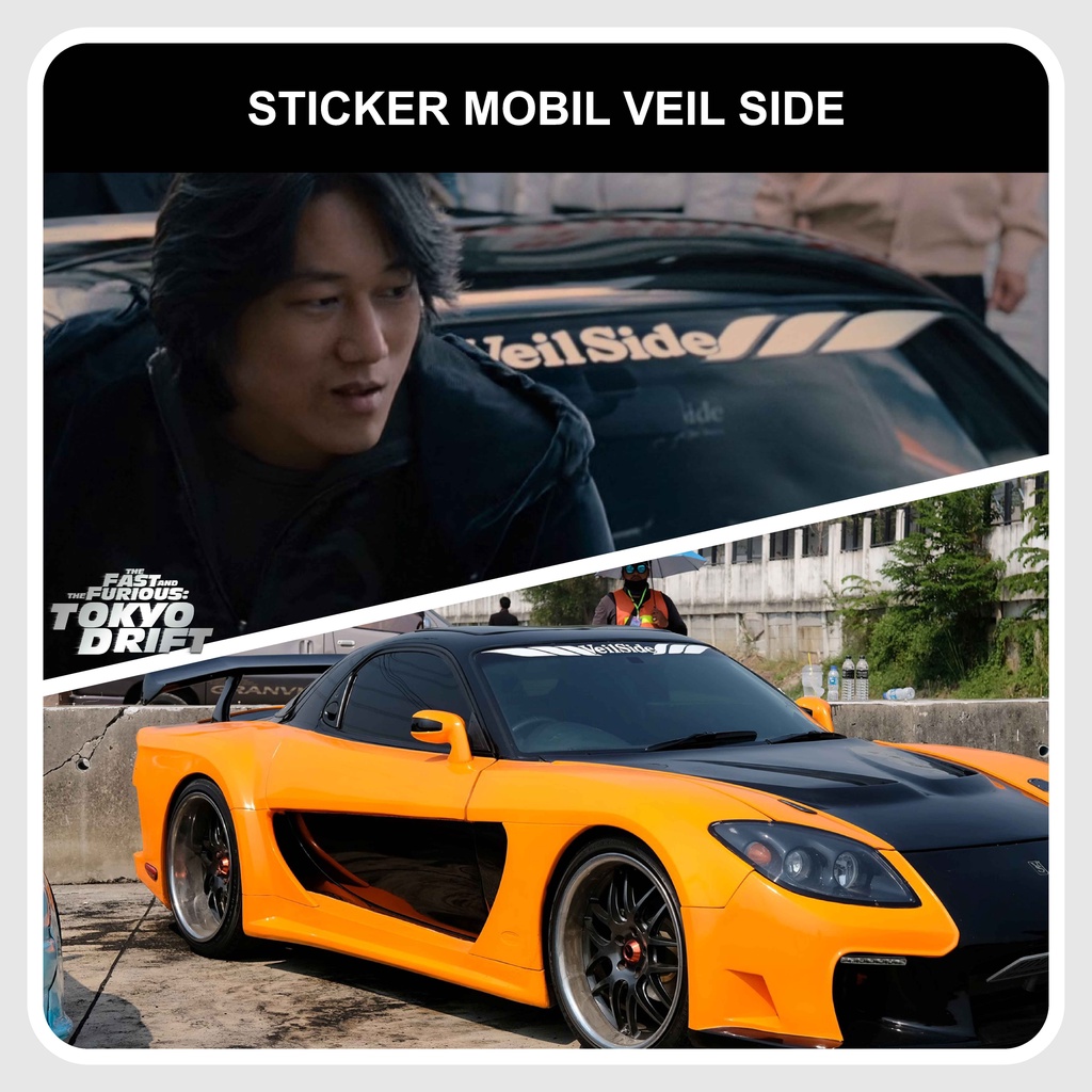 CUTTING STICKER CUSTOM / STICKER VEIL SIDE STIKER VEILSIDE STICKER JAPAN STIKER MOBIL KACA / STIKER 