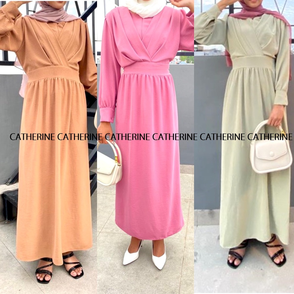 GAMIS THERESA FREE BELT/FASHION MUSLIM/GAMIS WANITA MUSLIM