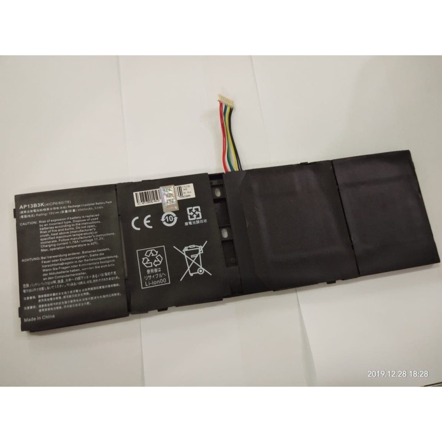 Baterai Laptop Acer Aspire V5-572P V5-572P V5-573G AP13B3K Original