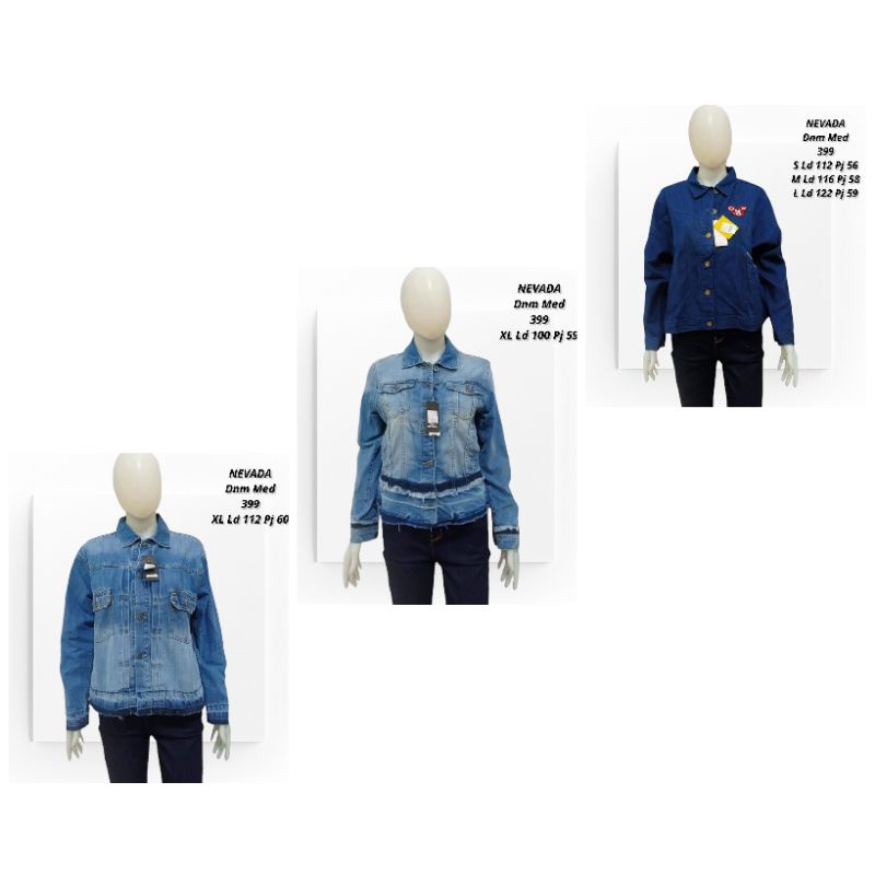 JAKET JEANS NEVADA CEWEK