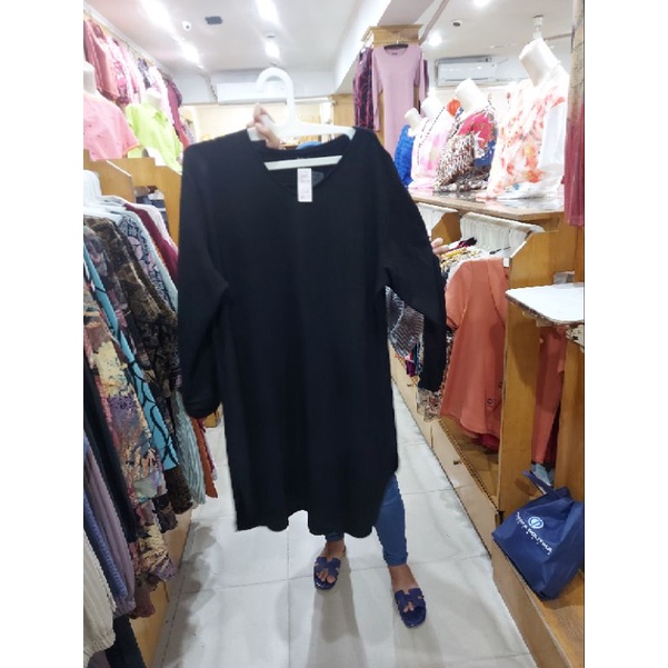 baju tunik jumbo bahan kaos premium