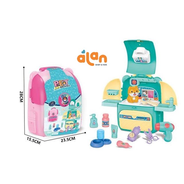 Pet Care Backpack 2in1 (136-5A) Mainan Anak