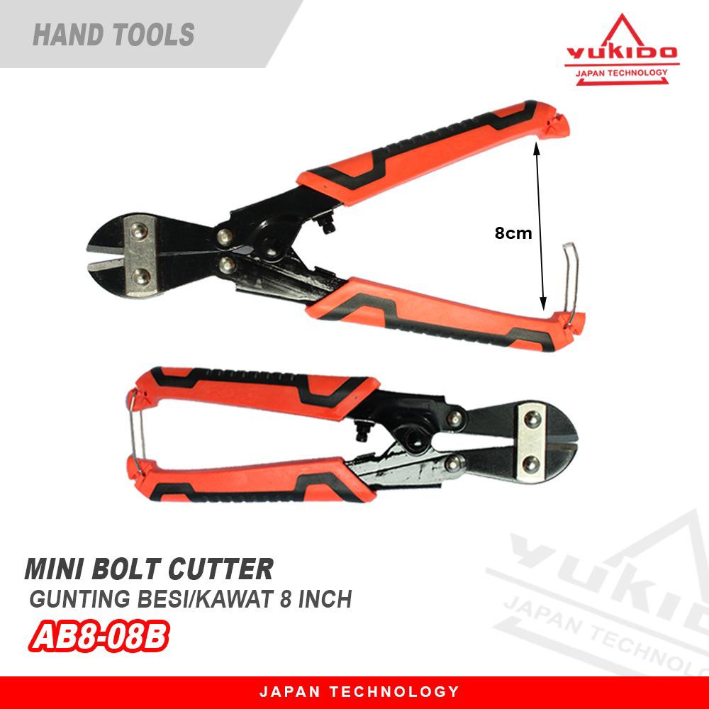 MURAH Gunting Kawat Besi Baja 8 Inch Pemotong Baja Mini Bolt Cutter - Pemotong Baja Tang Potong Bolt Cutter Kawat Ayam Beton