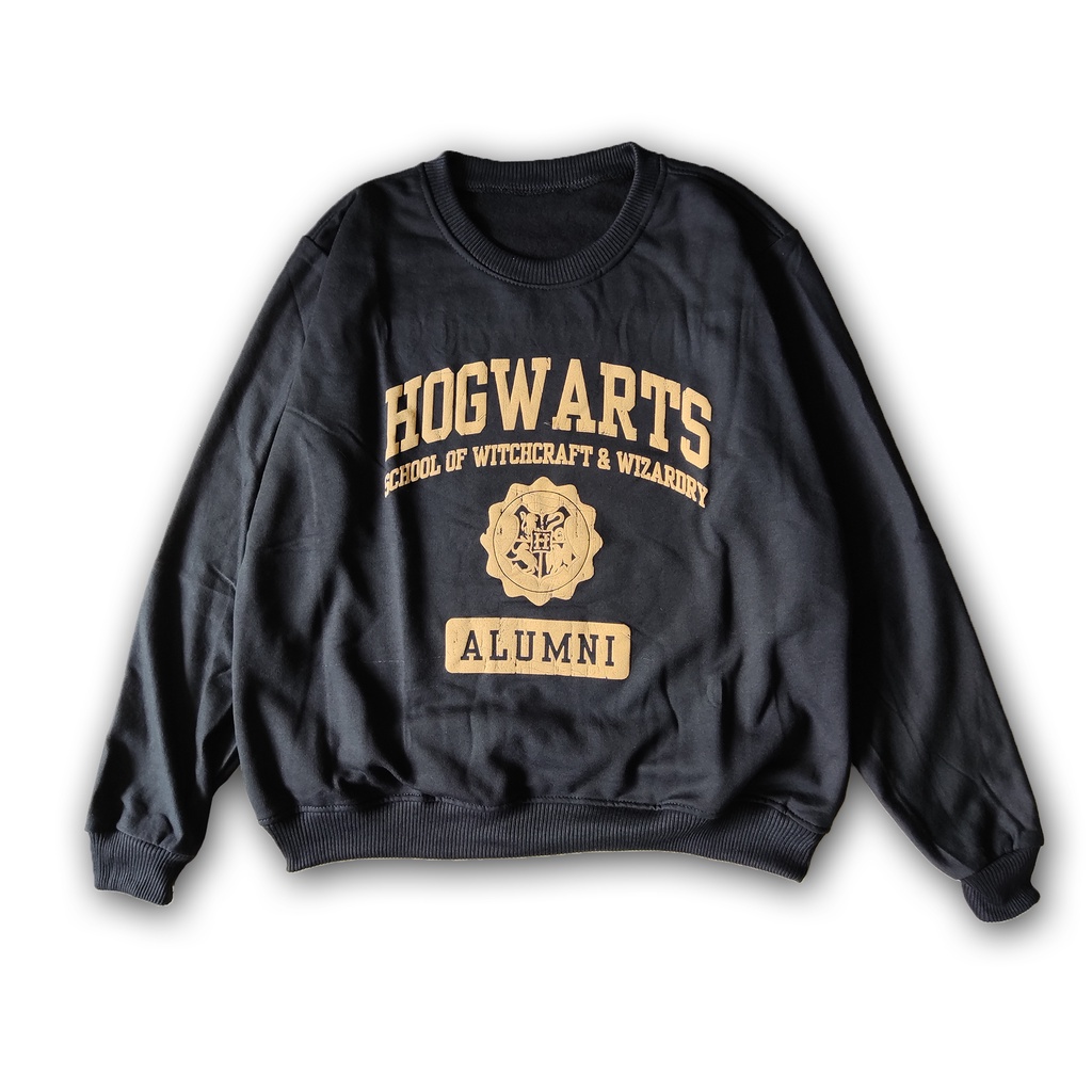 SWEATER HOGWARTS | KOREAN STYLE SWEATSHIRT | PAKAIAN WANITA DAN PRIA POLOS | BAHAN FLEECE | ALLSIZE