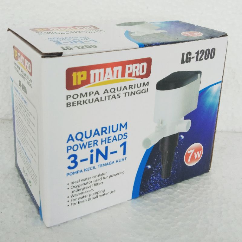 mesin pompa celup  IP MAN PRO LG 1200 power heads ph aquarium kolam waterpump  filter akuarium water pump kolam