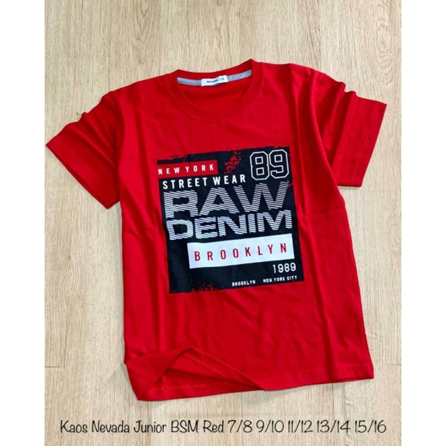 Kaos Nevada Anak Cowok Kaos Oblong Distro Branded Anak laki laki Cowok Tanggung Cotton Combed 30s