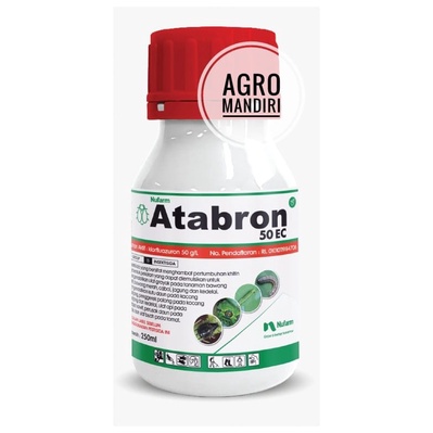 {{{{}}] Atabron 50EC 100 ml Insektisida Obat Basmi Ulat Belalang Wereng Walang