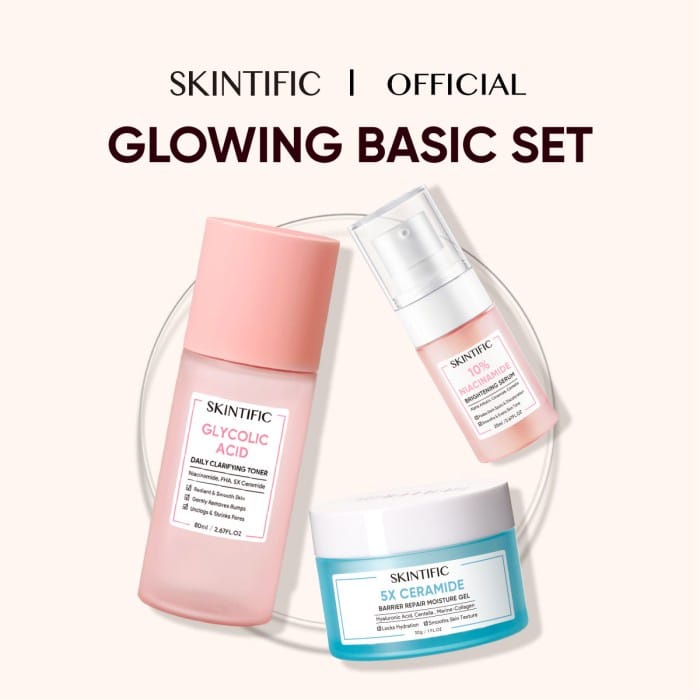 SKINTIFIC Daily Whitening Essential Bundle Paket lengkap