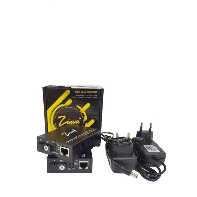 Zimmlink Media Converter Setara NetLink HTB-3100 FO A B Single Core