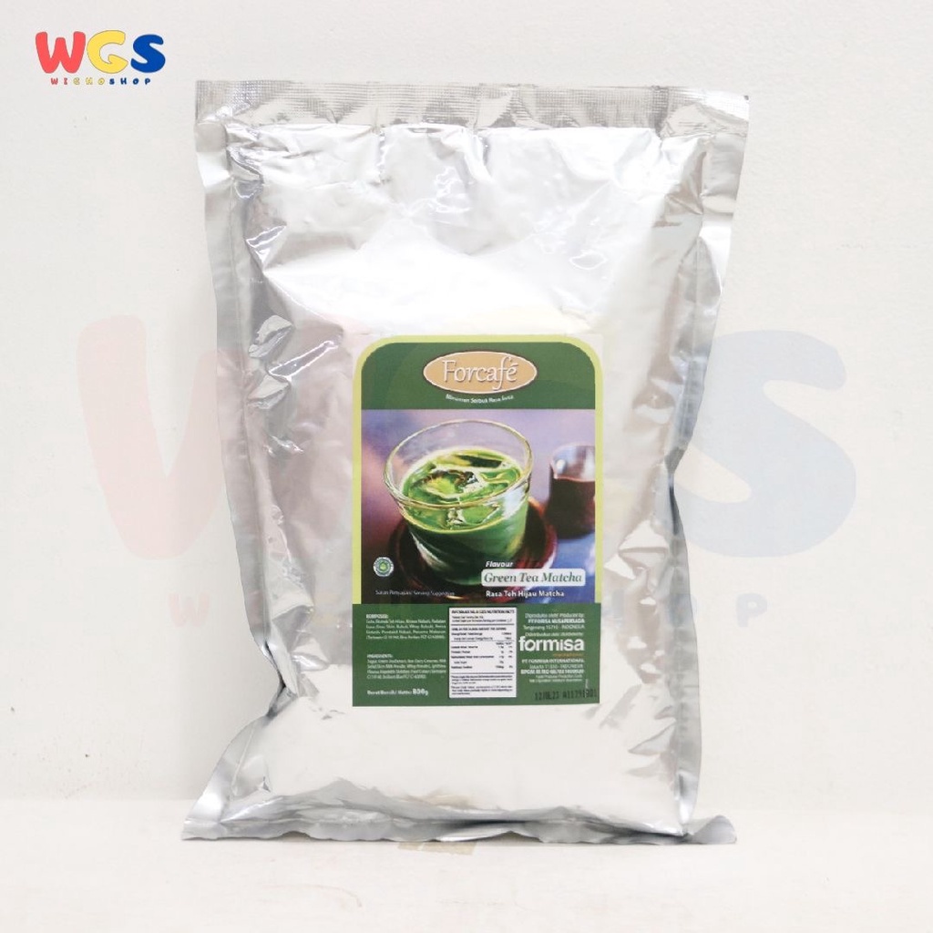 Forcafe Green Tea Matcha Flavour Drink Powder Bubble Boba 800g