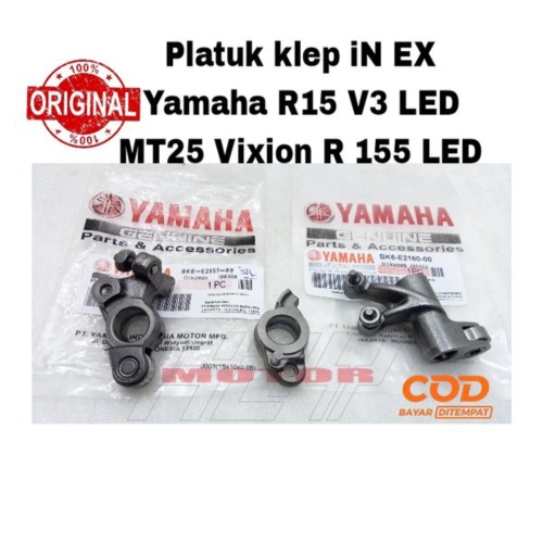 Dijual Platuk pelatuk klep rocker arm iN EX new Yamaha R15 V3 LED MT25 Vixion R 155 Limited