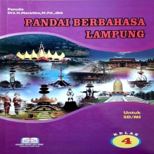 BUKU BAHASA LAMPUNG KELAS 4 Penerbit Gunung Pesagi