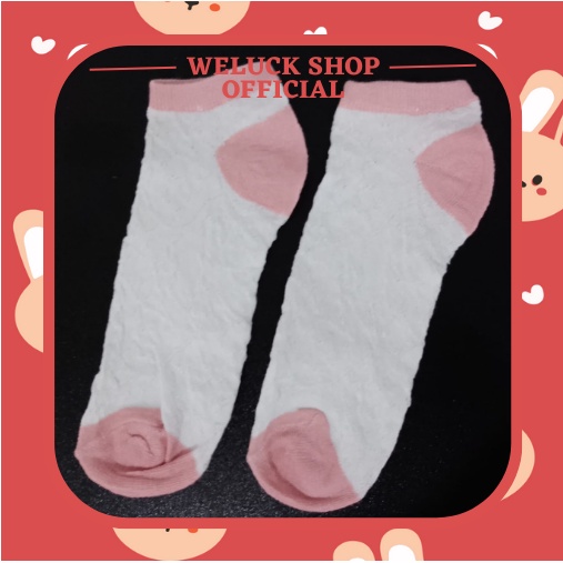 Kaos Kaki KS67 Kaos Kaki Casual Fashion Pendek Wanita Korea