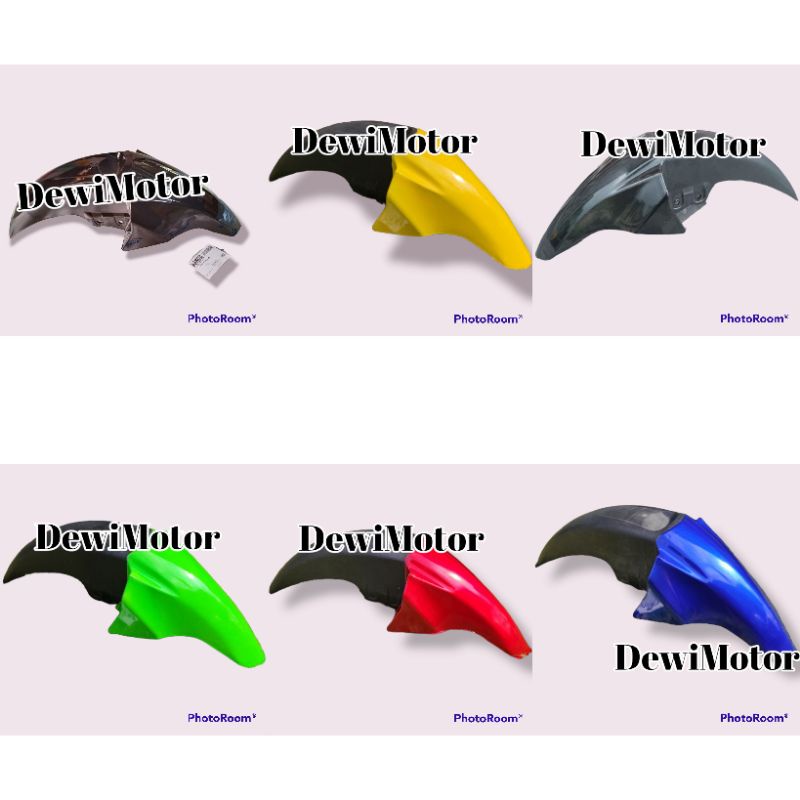 Slebor depan cs 1 hitam merah biru ready all warna / spakbor depan cs 1