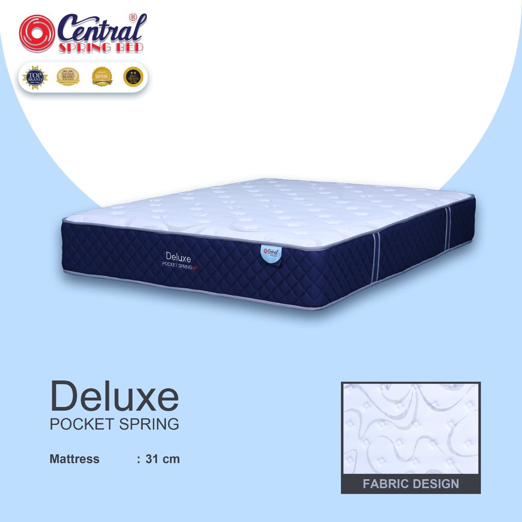 Kasur Spring Bed Central New Deluxe Pocket Springs