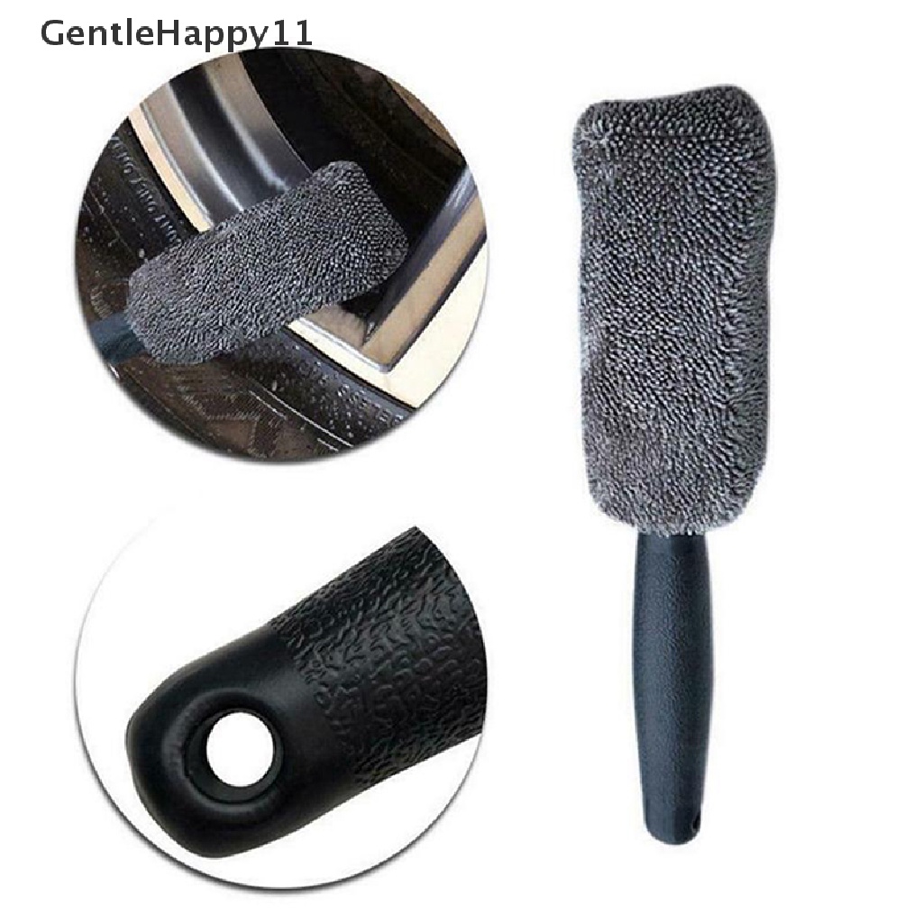 Gentlehappy Alat Pembersih Cuci Otomatis Sikat Pembersih Roda Mobil Portable Microfiber Wheel Tire Rim Brush Cleaning Rims Spokes Wheel Wash Cleaning id