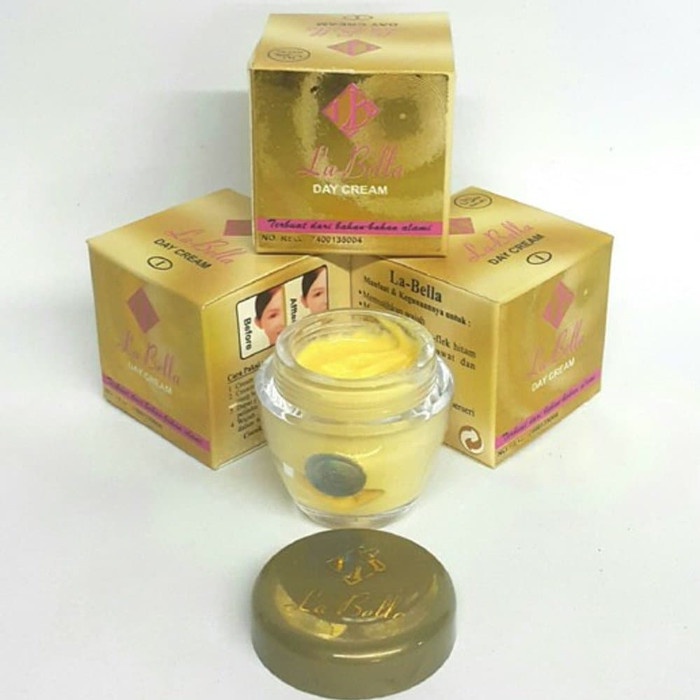 3 PCS - CREAM SIANG LABELLA GOLD - DAY CREAM LABELLA GOLD - PEMUTIH WAJAH