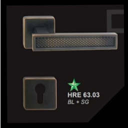 Solid HRE 63.03 handle black hitam roses pegangan gagang kunci pintu