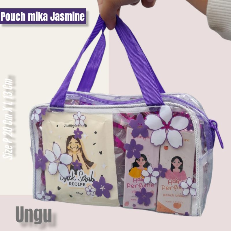 POUCH MIKA UNIK/TAS  SOUVENIRS ULTAH ANAK/ TAS NGAJI MULTIFUNGSI