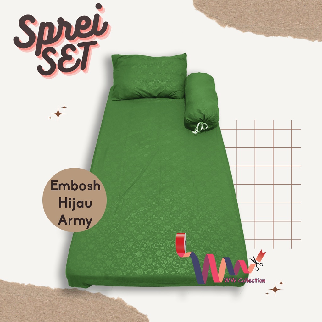 SPREI EMBOS POLOS UK 180x200CM160x200CM 120X200CM SPREI HOMEMADE POLOS EMBOS