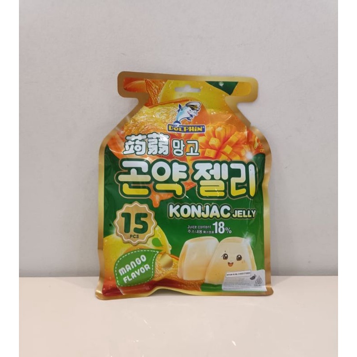 

PERMEN JELLY KONJAC "CAPTAIN DOLPHIN" MANGO FLAVOR 300 gram.