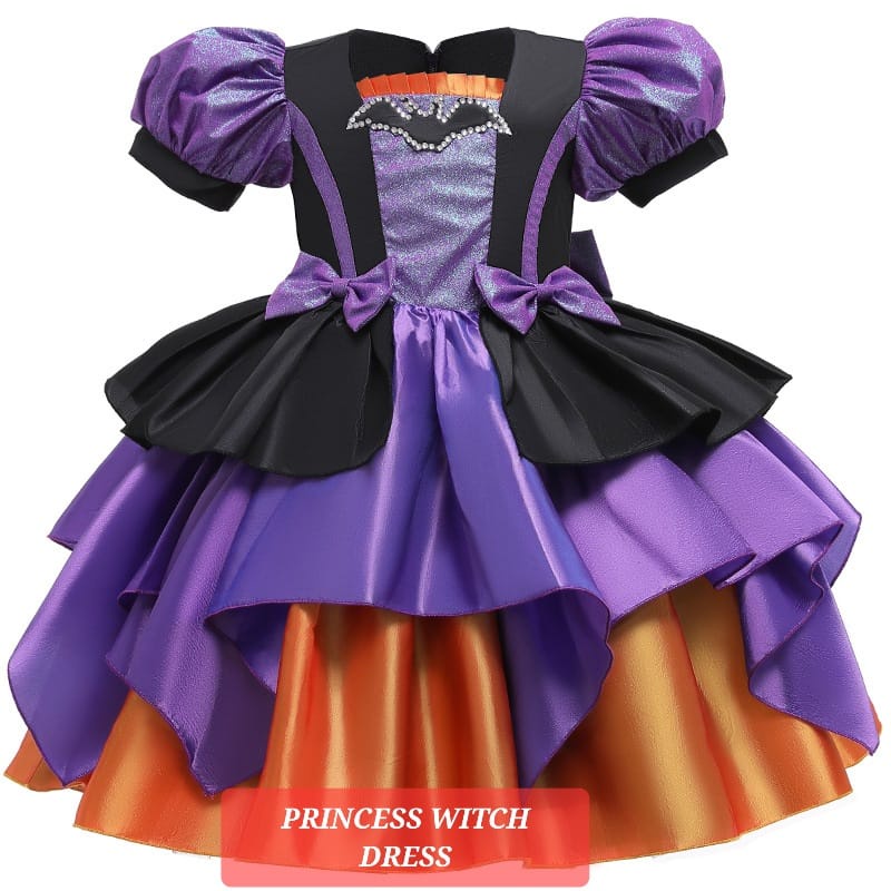 PRINCESS WITCH KOSTUM ANAK CEWEK COPLAY PENYIHIR IMPORT