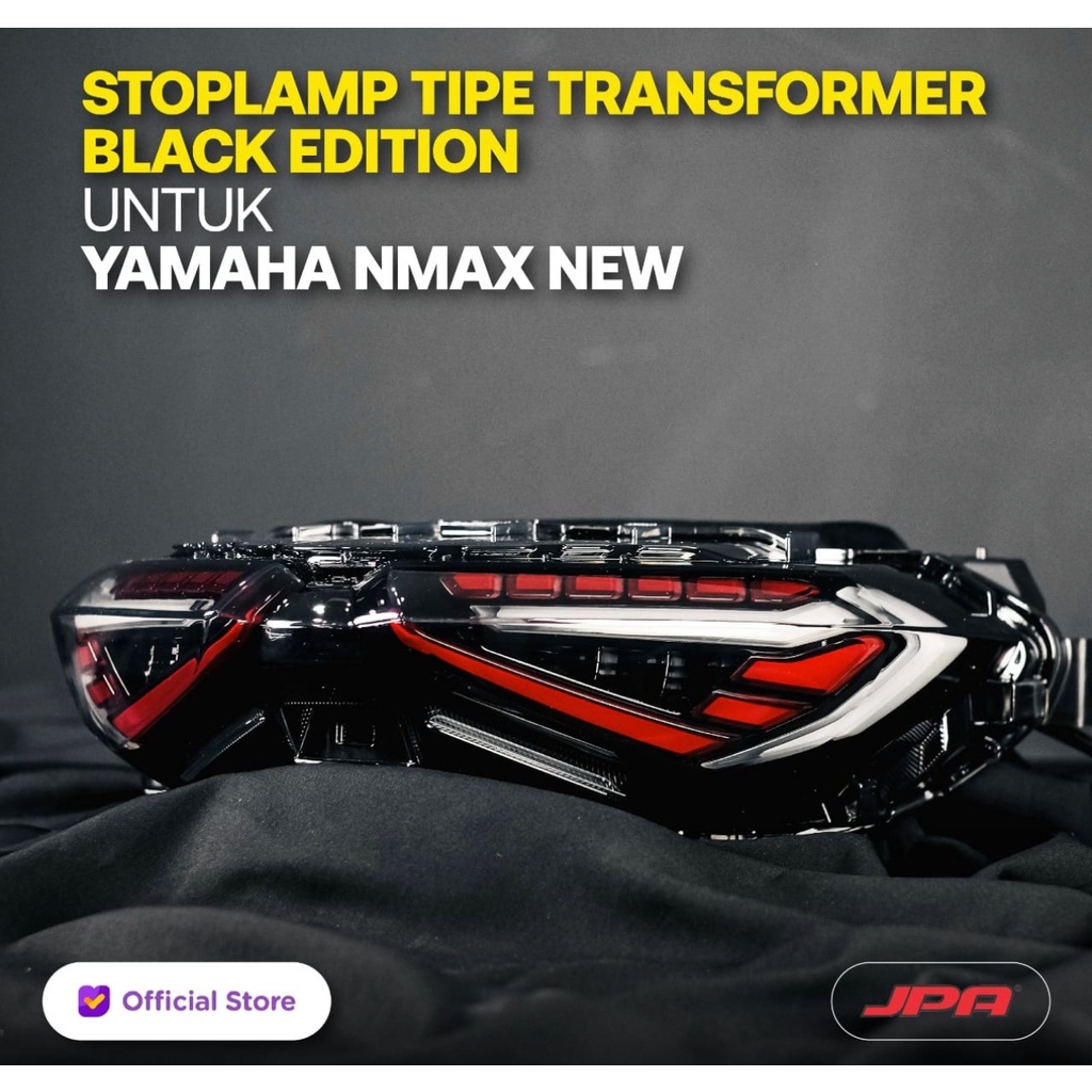 Lampu Stoplamp Belakang JPA Black Edition Yamaha Nmax New 2020-2023 PNP Model Transformer - Charmoto