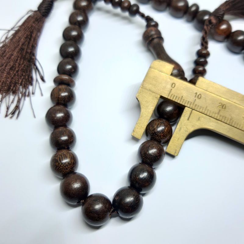 TASBIH KAYU GALIH ASEM 10MM 33BUTIR