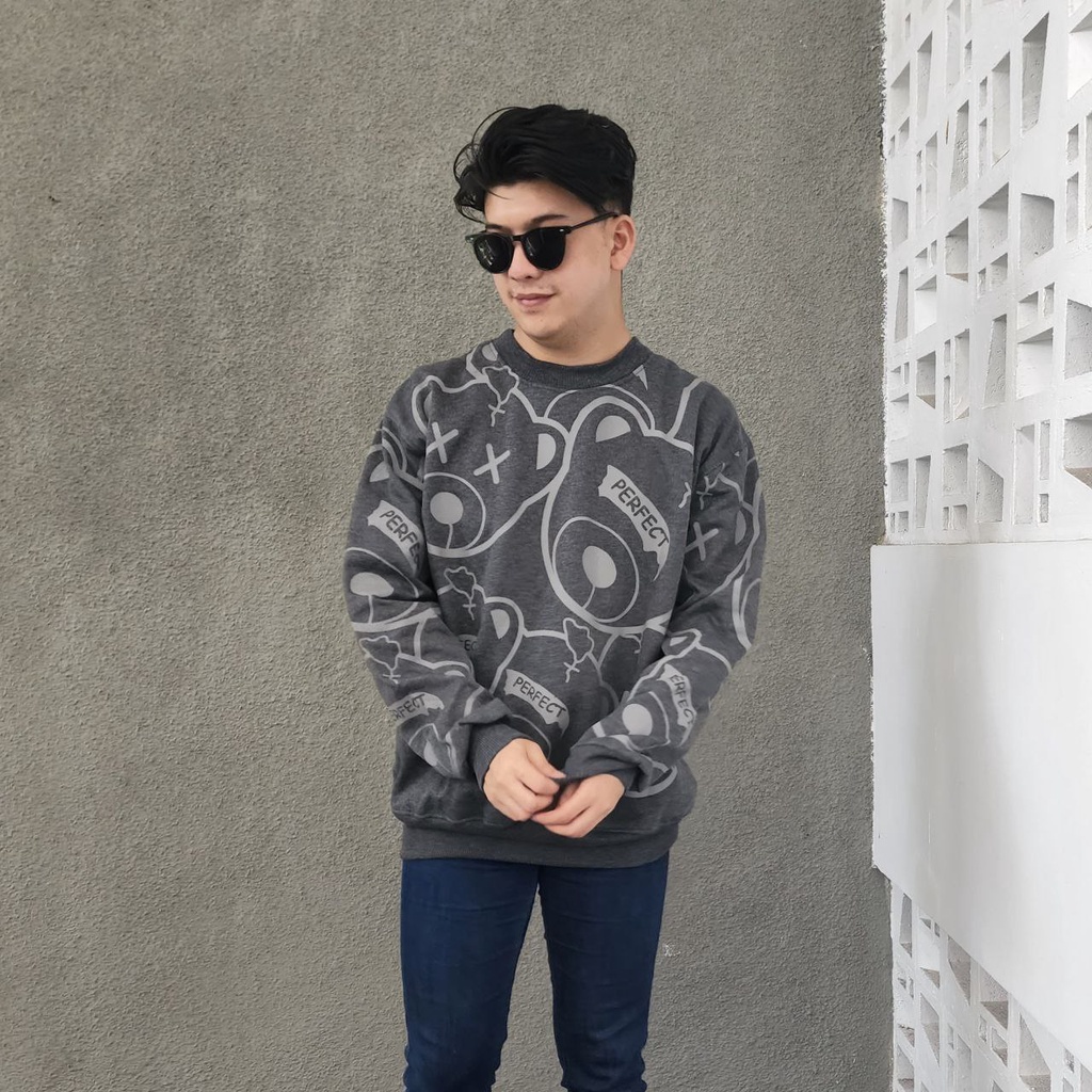 [ COD PROMO ] OVERSIZE PANDA FULL PRINT SWEATER / SWEATER TERBARU 2023 / SWEATER CREWNECK / SWEATER UNISEX / SWEATER OVERSIZE MURAH