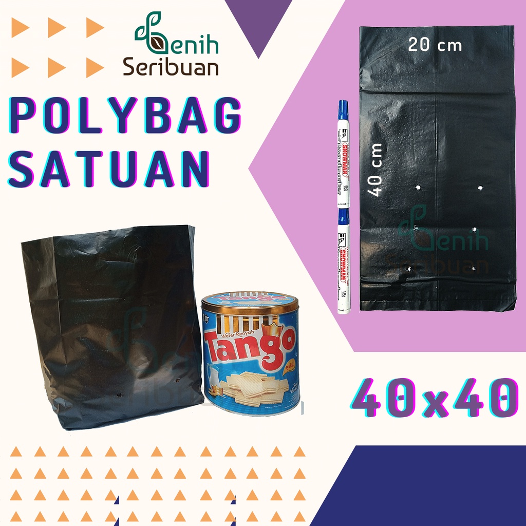 Benih Seribuan - Polybag Tanaman 40x40 Tebal