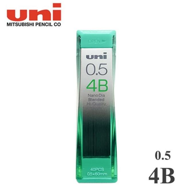 

Uni Nano Dia Pencil Lead 0.5 mm 4B / Isi Pensil Mekanik 4B - 0.5 mm JUAL