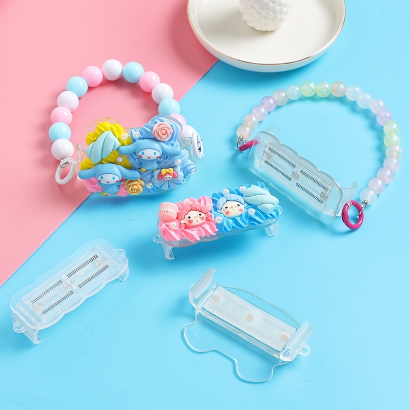 Ponsel DIY Cross Body Gantung Rantai Klip Belakang Ponsel Yang Dapat Disesuaikan Portabel Extensible Spring Clips