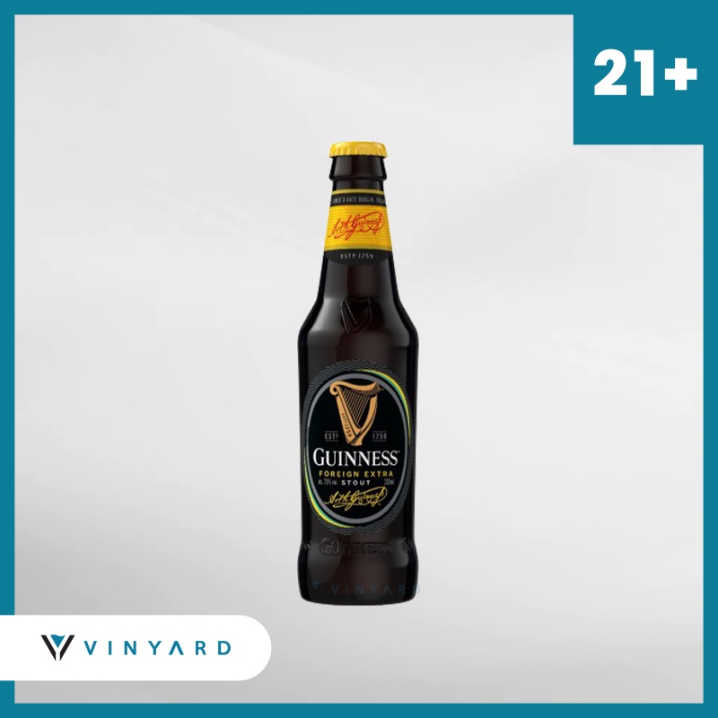 Guinnes beer Pint Foreign Xtra Stout Bir Hitam 330ml