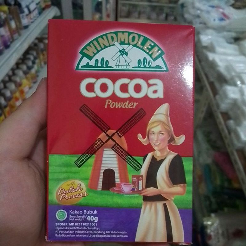 Cocoa powder windmolen 40grm/ coklat bubuk kakao bubuk / cokelat bubuk