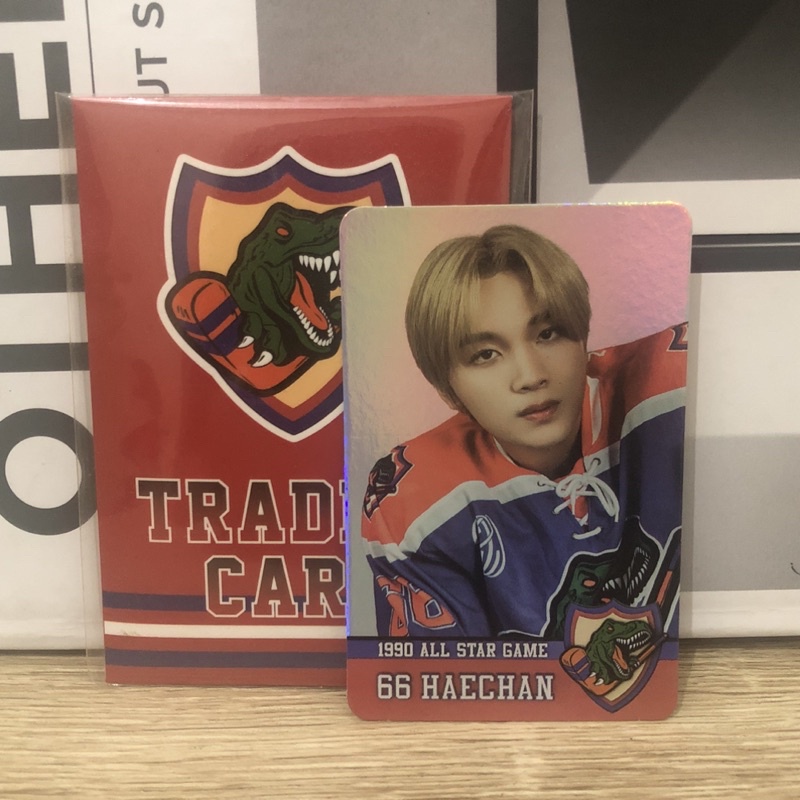 photocard haechan holo trading card 90s love (pc haechan trading card)