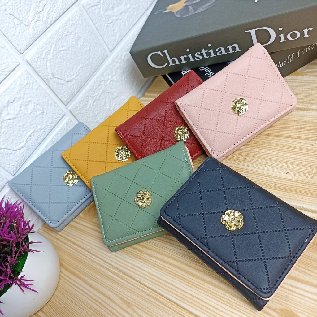 CYS Dompet Lipat Wanita Dompet Mini Wanita Import Berkualitas Dompet Lipat Termurah Dompet Abg Kekinian Dompet Wanita Casual Motif Cantik Dompet Anak Perempuan Lucu D76