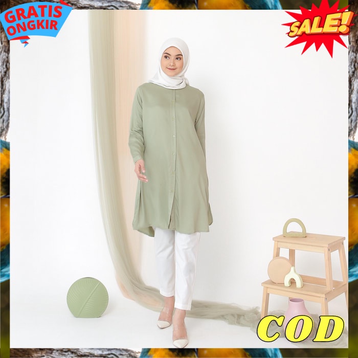 Atasan Wanita Muslim Terbaru 2023 Kemeja Tunik Remaja Buju Long Tuniik Import Baju Syarii Remaja Baj