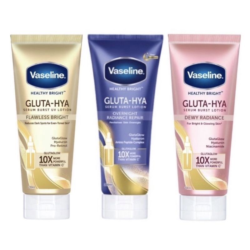 Vaseline Healthy Bright? Gluta-Hyaluron  Serum UV Lotion - Flawless Bright