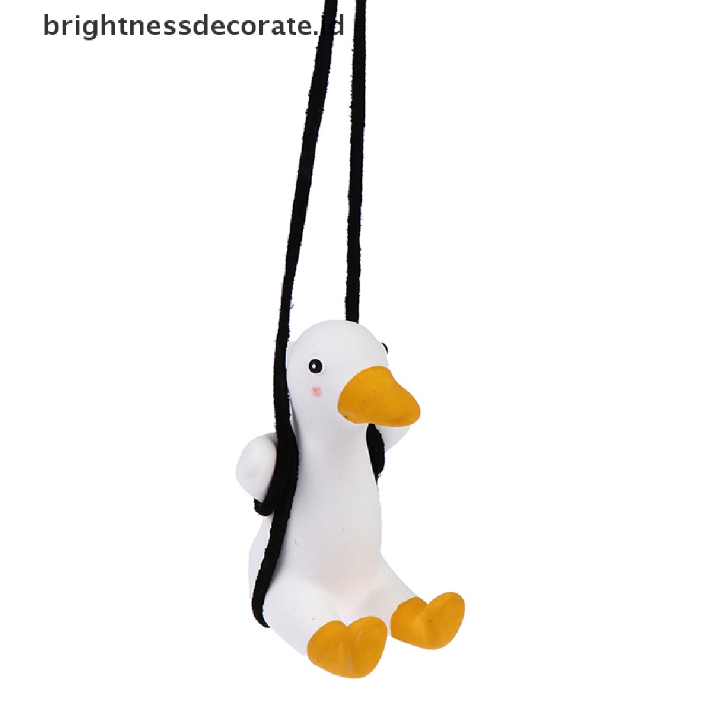 [Birth] Bebek Kecil Lucu Mobil Liontin Dekorasi Bebek Swing Auto Spion Pendant [ID]