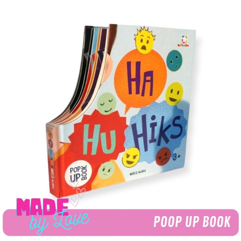 Opredo Poop Up Book Ha Hu Hiks Buku Cerita Anak