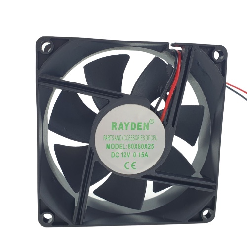 Kipas Pendingin Rayden 8cm 24V Cooling Fan DC 25 Volt 8 x 8 x 2.5 cm