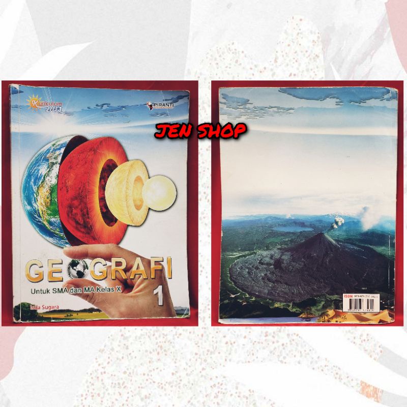 

[SECONDHAND] Buku Pelajaran Bekas Murah GEOGRAFI SMA KELAS X Penerbit PIRANTI