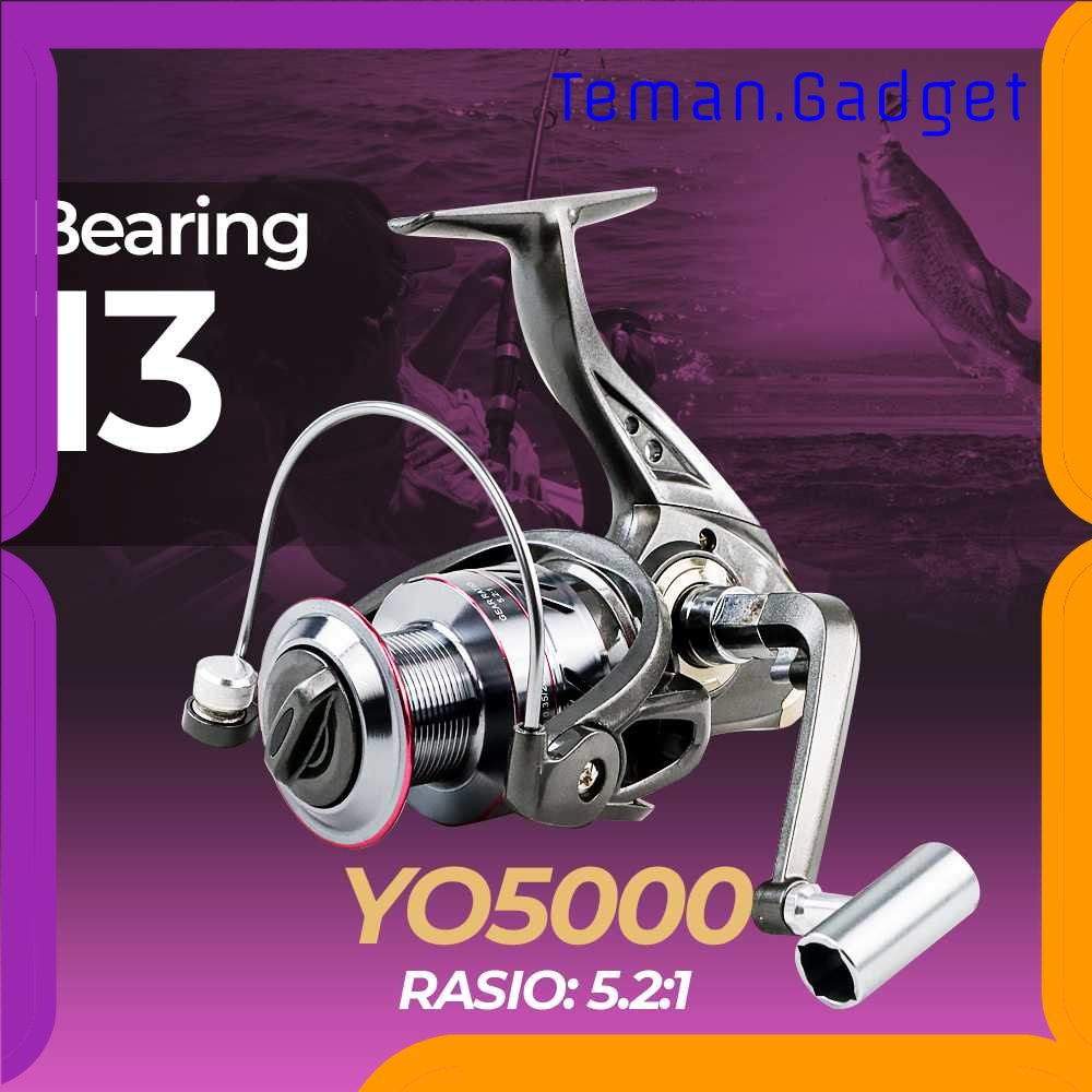 TG - PCN DiaoDeLai Reel Pancing Spinning Fishing Reel 13 Ball Bearing 5.2:1 - YO5000