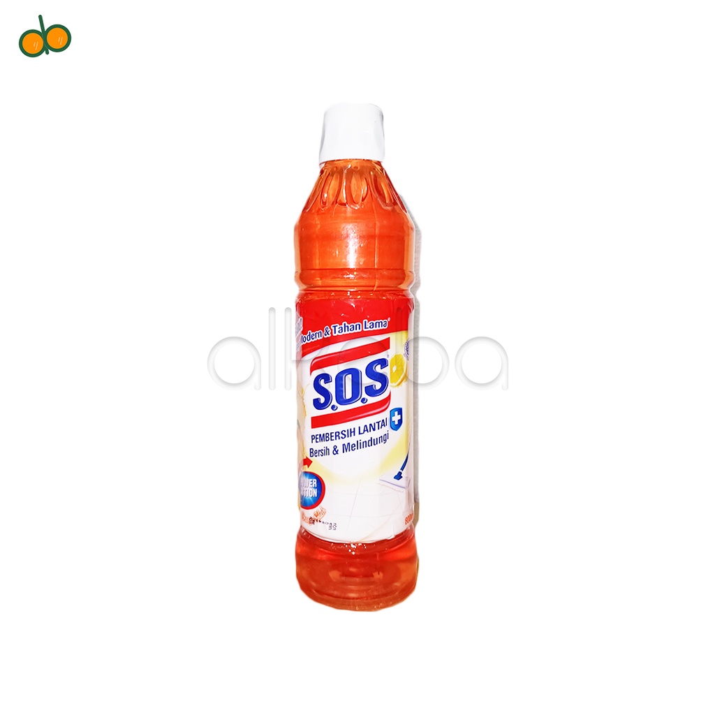 Floor Cleaner Anti Bacterial Pembersih Lantai SOS kemasan botol 800 ml