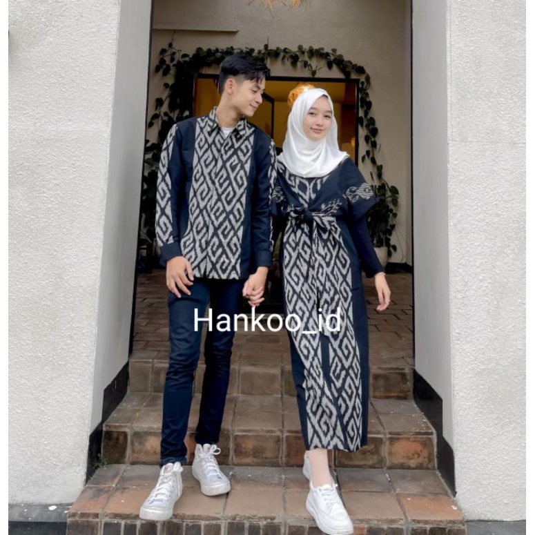 RAISA COUPLE TENUN BLACK - BAJU TENUN COUPLE