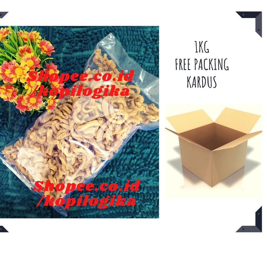 

Promo[HJ]-Keripik usus ayam 1kg / kripik usus ayam gurih renyah super enak