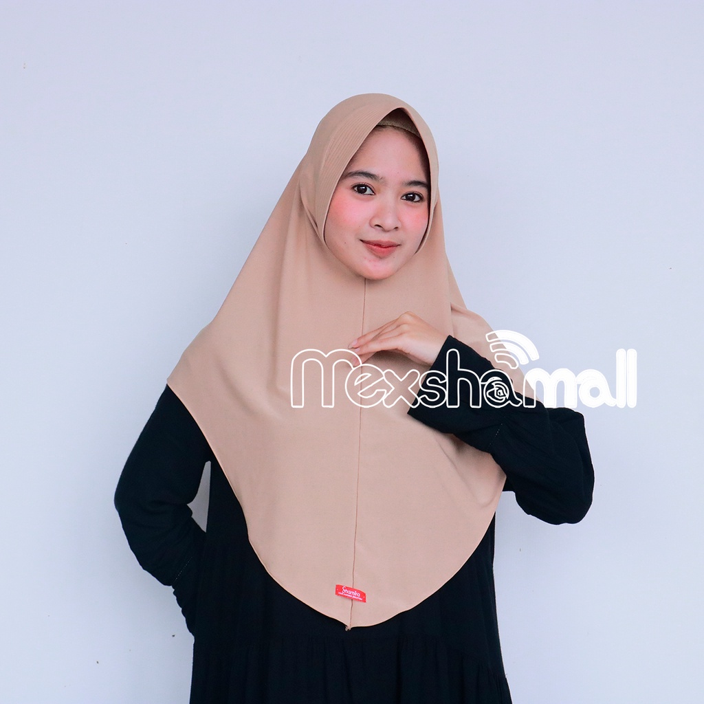 Hijab Bergo Instan Alena Size L Jersey Premium I Jilbab Instan Alena Pet Antem By Shamira