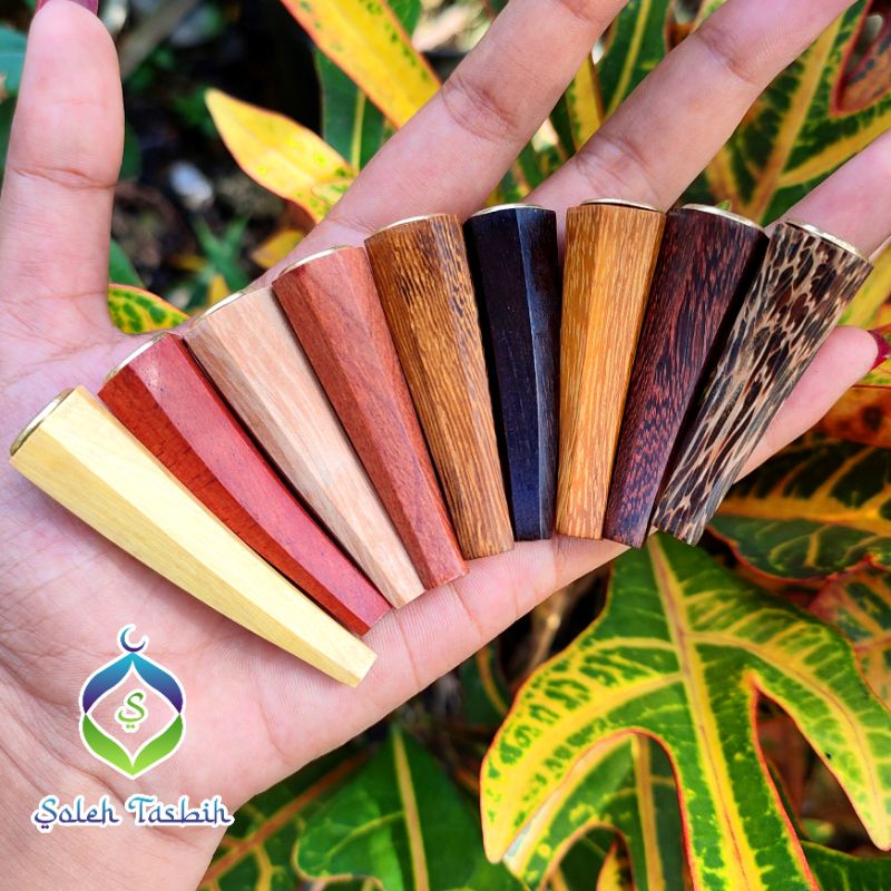 Once 9 Kayu Motif Segi 6&amp;8, Panjang 5cm