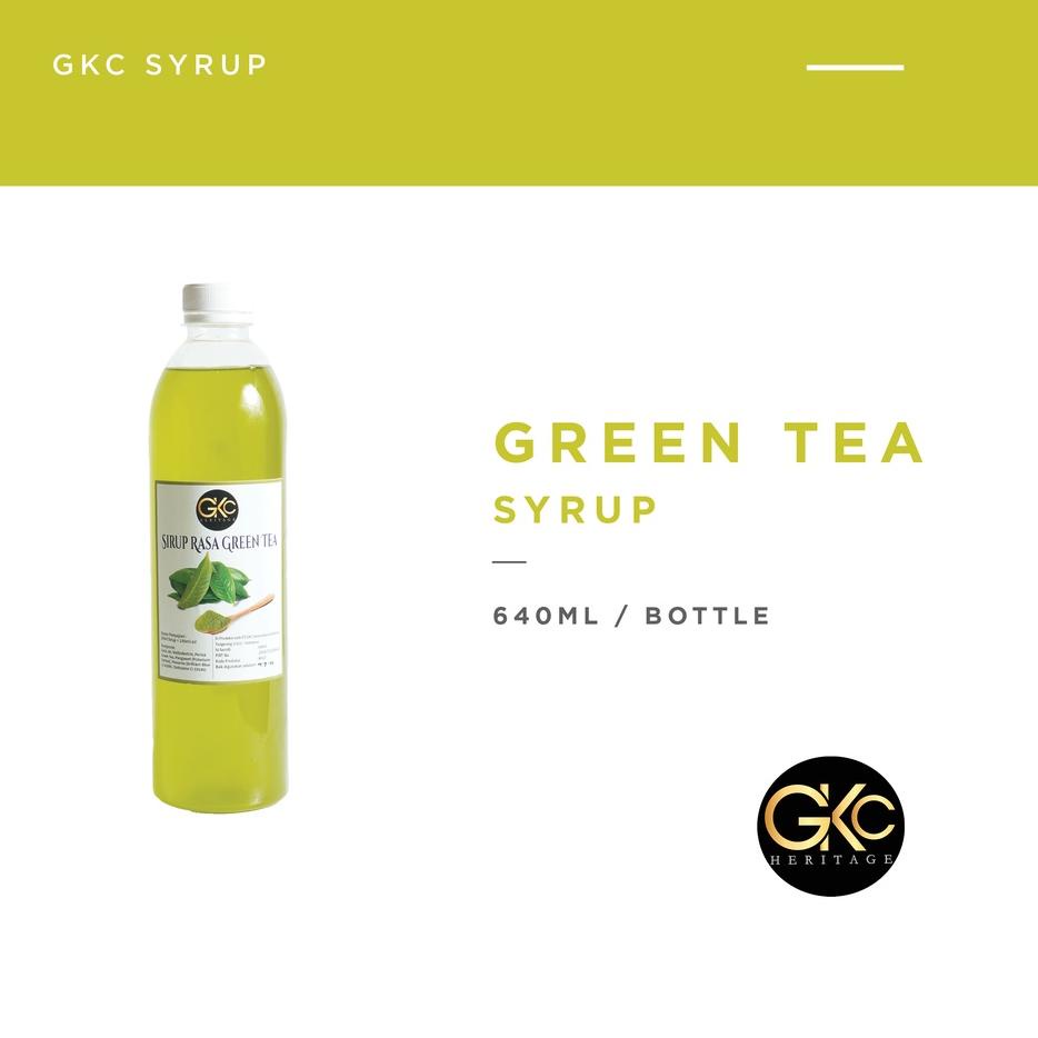 

➦ Sirup Green tea / Greentea Syrup Minuman GKC Heritage 640 ml (Import Quality) Teh hijau ☊